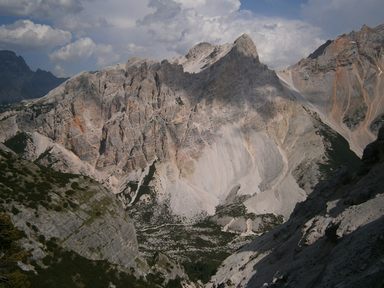 Castello Bancdalse, Forcella Bancdalse, Croda Camin 2610 (Cima Principale, Punta Ovest I) e Croda del Becco 2736 (Punte di Col Becchei)