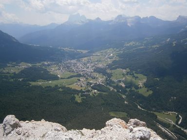 Cortina d'Ampezzo dalla Punta della Croce