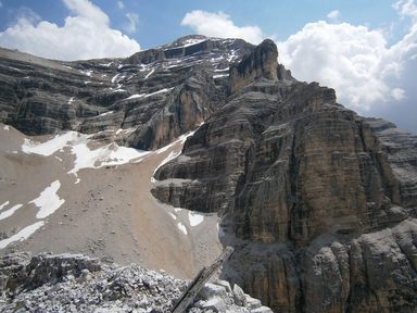 Castello di Potofana, sulla cima verso Tofana di Dentro