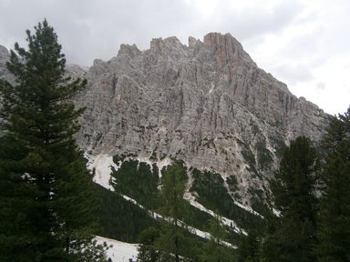 Cristallino di Misurina, il suo ramo Est