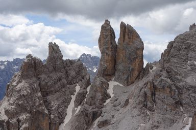 Guglia di Val Popena Alta e Campanile Dibona