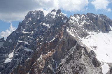 Monte Cristallo Cima Principale e Cima di Mezzo, Forcella Staunies e Cristallino d'Ampezzo