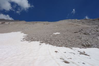 discesa dalla Cresta di Costabella verso Gravon del Forame