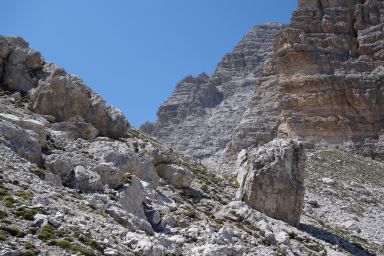 Il forcellino tra Corno d'Angolo e Torri di Popena