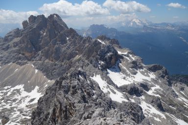 Sulla cima La Cesta, verso Punta Nera