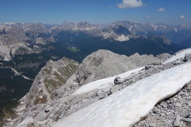 Sulla cima La Cesta, verso Cime di Malquoira (SO e NE) e  Cima del Laudo Ovest