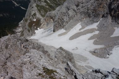 Sulla cresta Nord-Ovest (di La Cesta), la seconda “lunghezza”