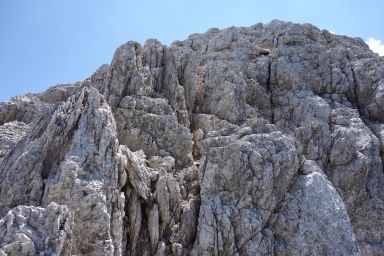 Sulla cresta Nord-Ovest (di La Cesta), la seconda “lunghezza”