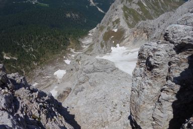 Sulla cresta Nord-Ovest (di La Cesta), la seconda “lunghezza”