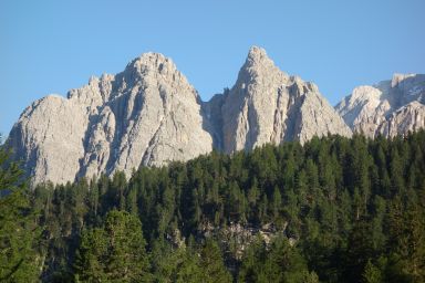 Cime di Malquoira, Cima SO e Cima NE  dal Passo Tre Croci