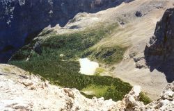 Lago di Sorapiss dalla Cima Cesta