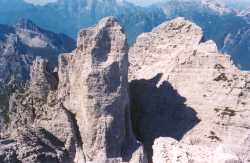Sasso di Toanella e Rocchetta Alta di Bosconero dal Sasso di Bosconero
