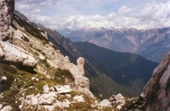 Forcella del Matt (lato Est) e Torcia del Matt